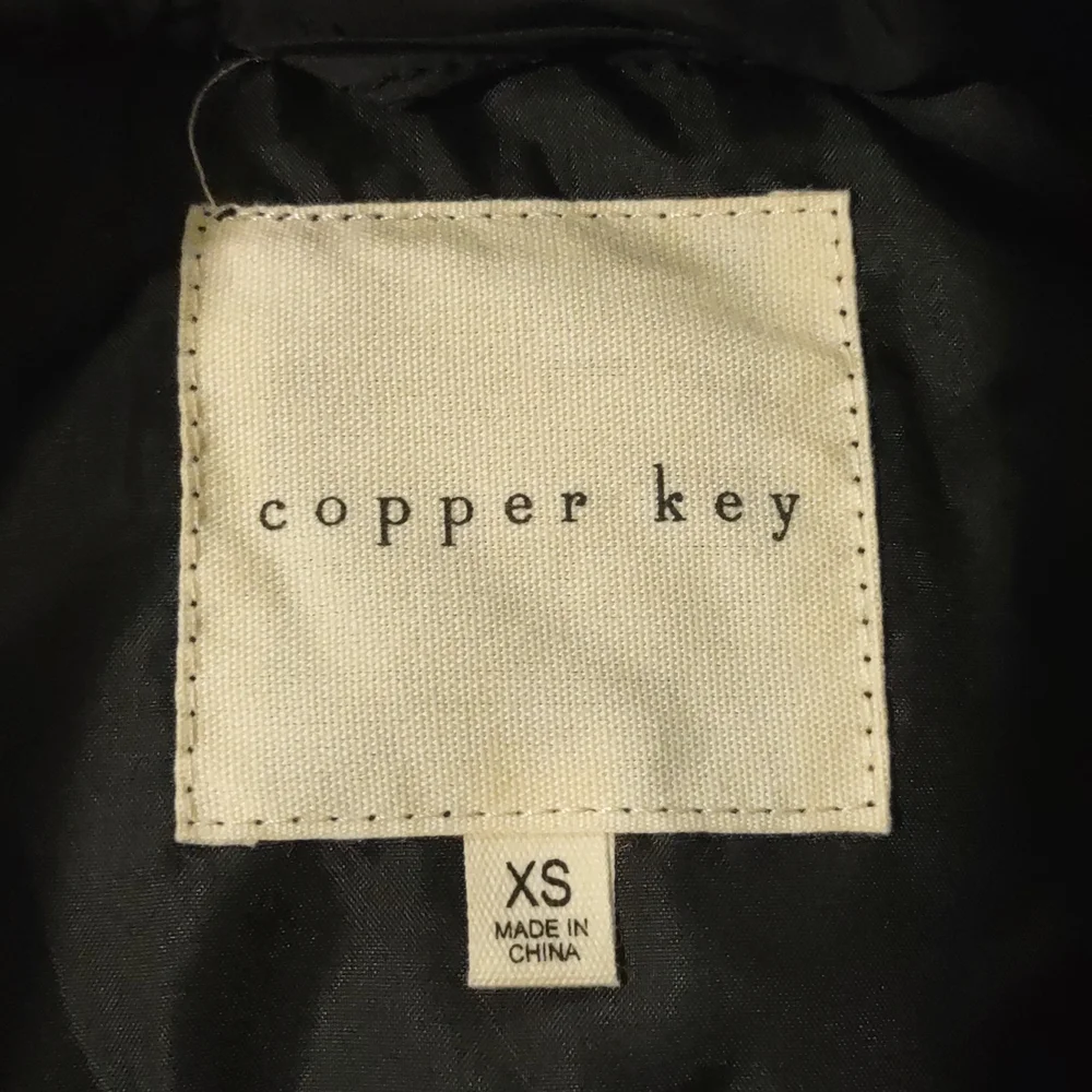 NWT Copper Key quilted black coat with detachable hood - Picture 8 of 9